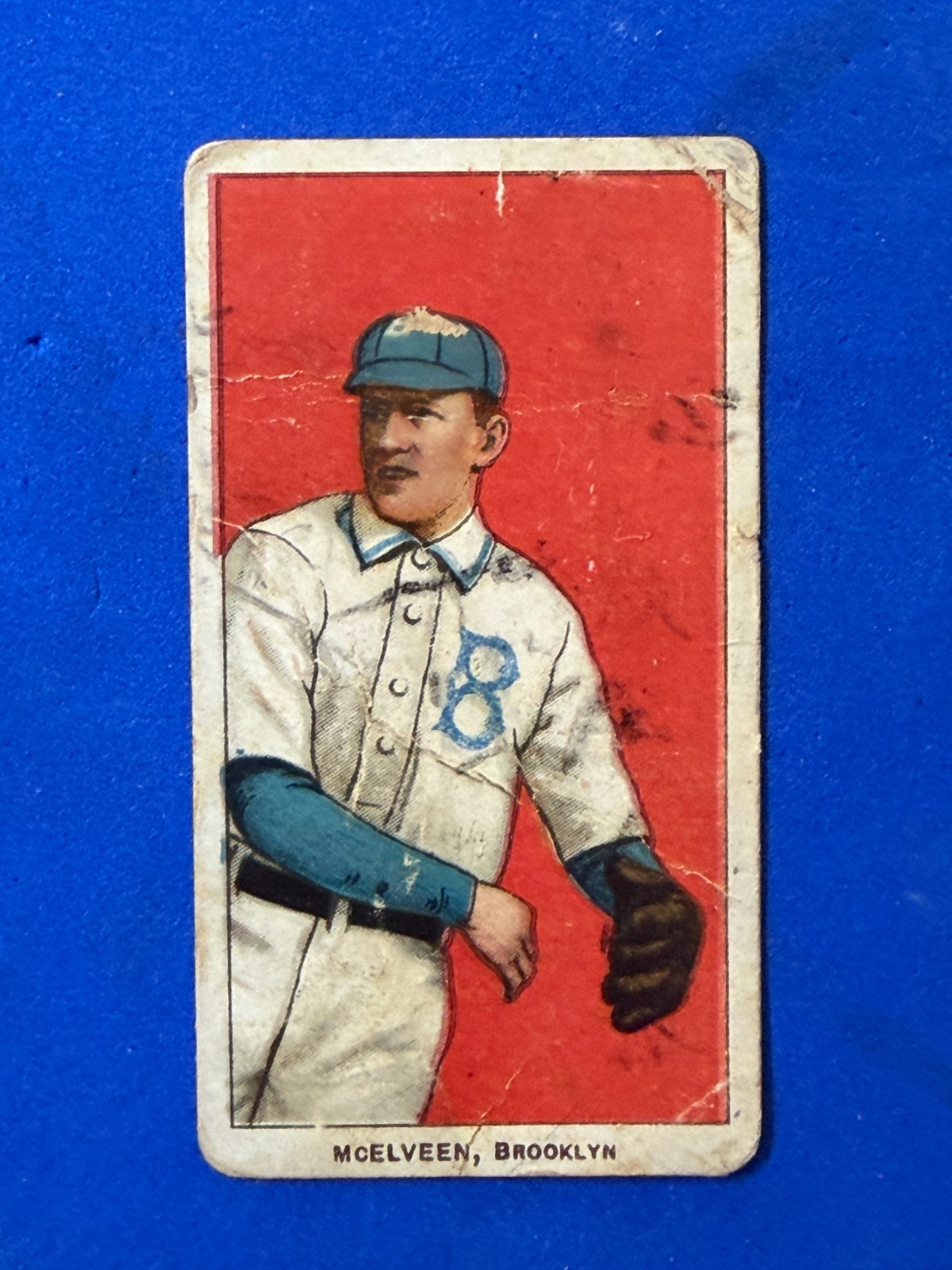 1909-11 T206 Baseball McElveen, Brooklyn Piedmont 350 PR