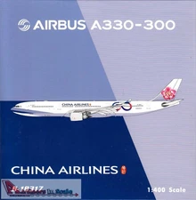 PHX04293 1:400 Phoenix Model China Airlines Airbus A330-300 Reg #B-18317 60th