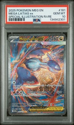 PSA 10 Mega Latias Ex Sir #181 Pokemon Mega Evolution 134982301 | eBay