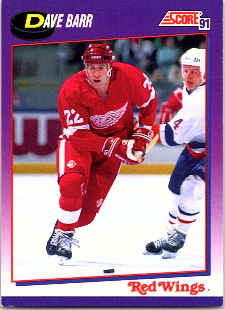 1991-92 Score American #187 Dave Barr