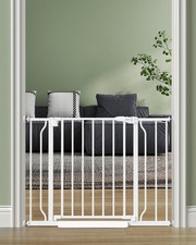 Baby Gate No Drilling, 29"-40" Auto Close Dog Gate Indoor for Doorways Stai...