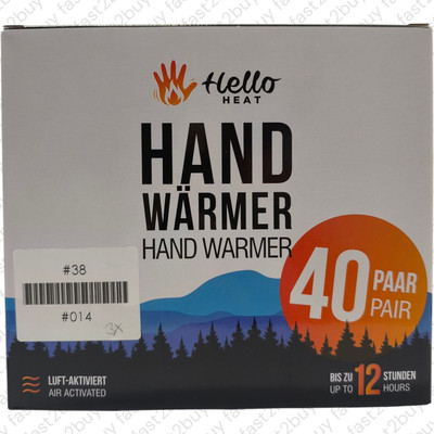 HELLO HEAT Zehenwärmer, 10, 20 Oder 40 Paar Wärmepads Für 7 Stunden Wärme I Sofo