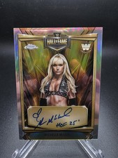 2026 Topps Chrome WWE Michelle McCool Hall Of Fame Refractor Inscribed Auto