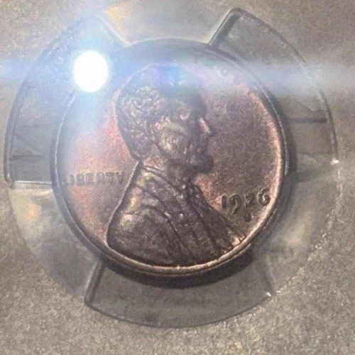 1926 S Lincoln Cent Mint Error Genuine PCGS ONE OF A KIND FIND - Image 2 of 4