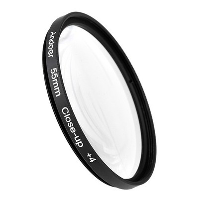 Andoer 55mm Macro Close-Up Filter Set +1 +2 +4 +10 With Pouch For 