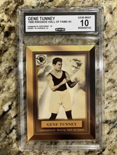 1996 Ringside - Gene Tunney #3 International Boxing Hall Of Fame