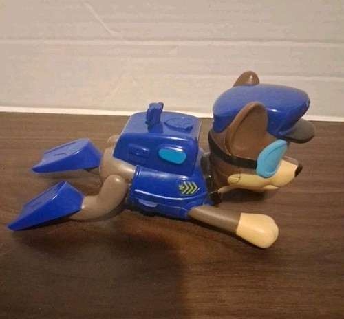 Paw Patrol Chase Paddlin Pups Swimmer Swimming Pool Tub Toy 6" Windup - Picture 2 of 12