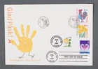 MayfairStamps Sweden FDC 1997 Nakano Perfin Easter US Mixed Frank First Day Cove