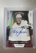 2010-11 Certified - Freshman Signatures Philip Larsen #173 Mirror Red /250 (AU,