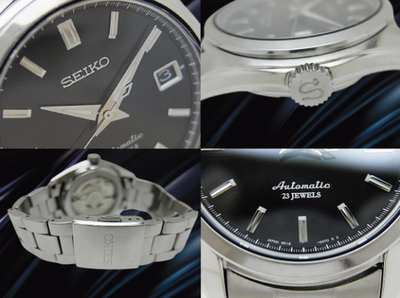 Seiko SARB033 6R15-00CO SS Black Dial 23 Jewels Automatic 38mm