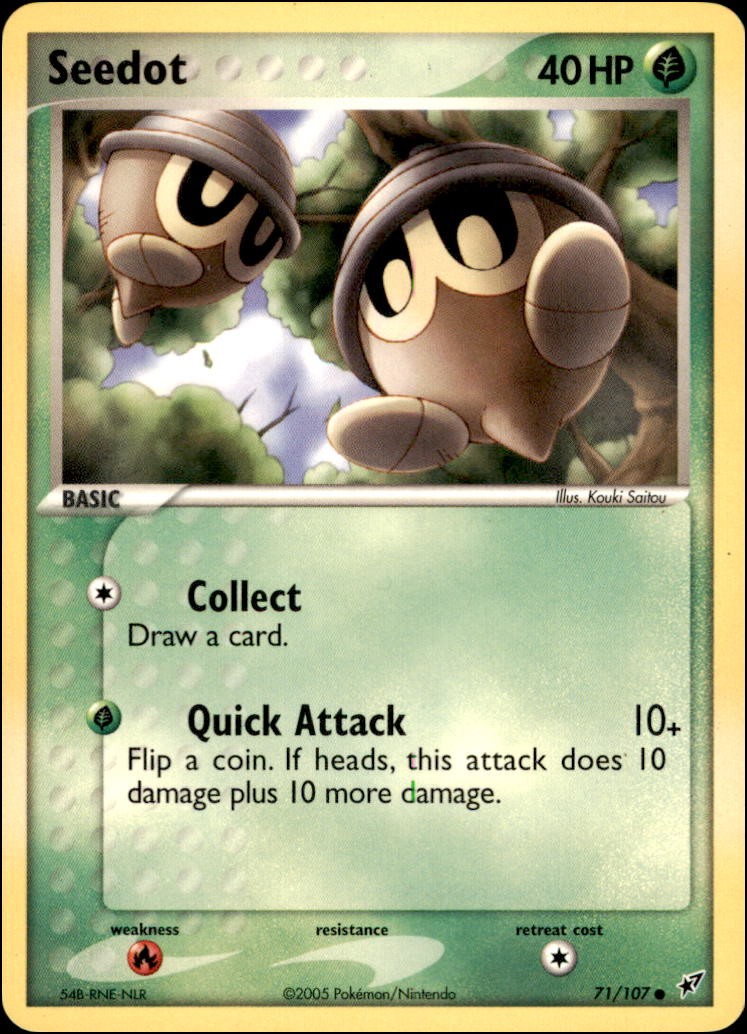 Pokemon - Seedot #71/107 - Deoxys Common