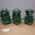 Hear no evil, See no evil, Speak no evil figurines/monkeys — photo 5