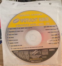 SC8884 COUNTRY  SOUND CHOICE KARAOKE CDG  LOT TENN