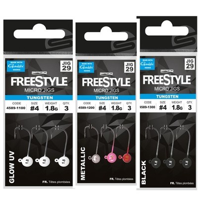 Spro Tungsten Micro Jigköpfe Jig29 Street fishing Freestyle Tungsenjigs