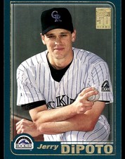 Jerry DiPoto 2001 Topps #569 Rockies MLB READ FREE SHIPPING AutographDen