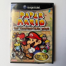 Paper Mario The Thousand Year Door Gamecube OEM Empty Case ONLY NO DISC/MANUAL