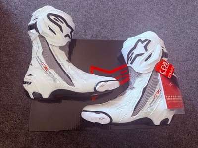 Alpinestars Supertech R vented | white, grey black | US 9,5 | EU 44 | new!