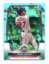 2023 Bowman Chrome Sapphire - Mark Vientos - Aqua Rookie Refractor /99 NYM #43