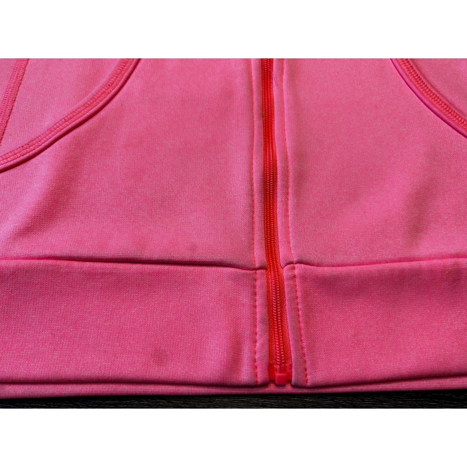 The North Face Women's Hoodie Pink Full Zip Fleece Size M Flaw/Marks thumbnail 5