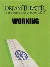 Dream Theater Backstage Pass 2011-2012 Green Working Pass 2012  Variant