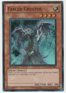 Fabled Urustos - HA03-EN001 - Super Rare - 1st Edition x3 - Near Mint