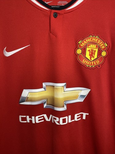 Manchester United 2014/15 Home Jersey Nike Juan Mata #8 Size. Large - Picture 3 of 7
