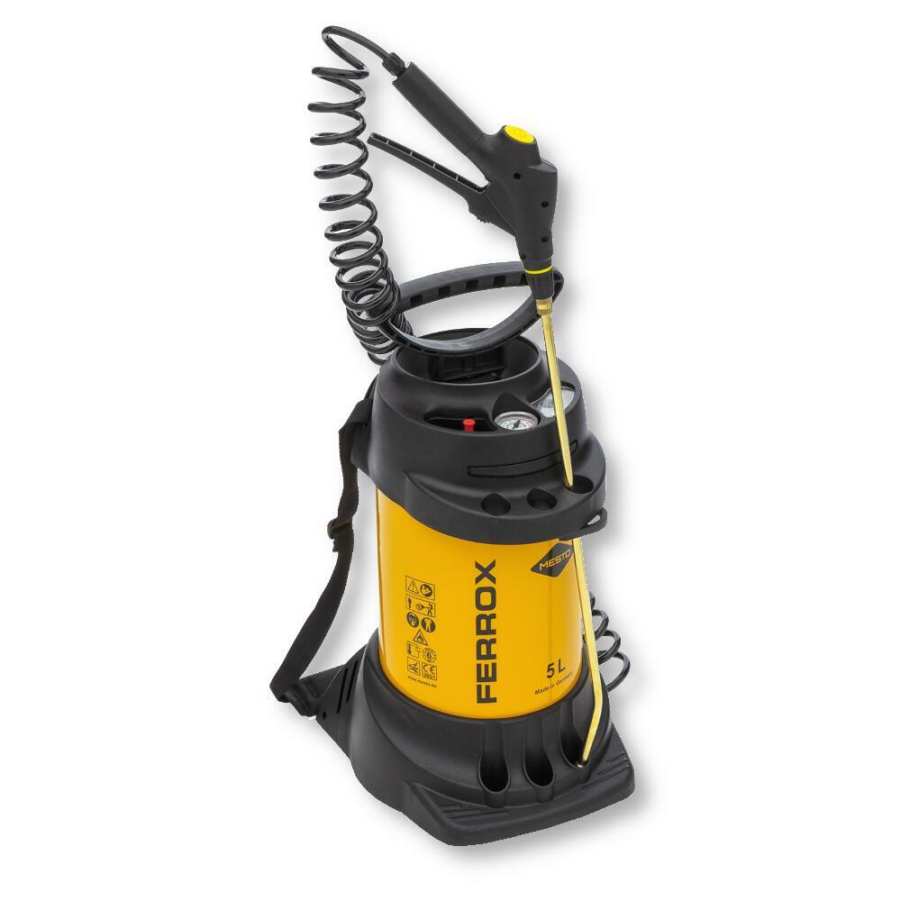 Pulvérisateur à haute pression MESTO 5l avec cuve en acier robuste