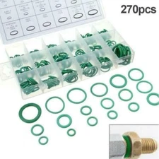 Green 270X Seal O-Ring Set Car Air Conditioning Rubber Washer Assortment Kit #2