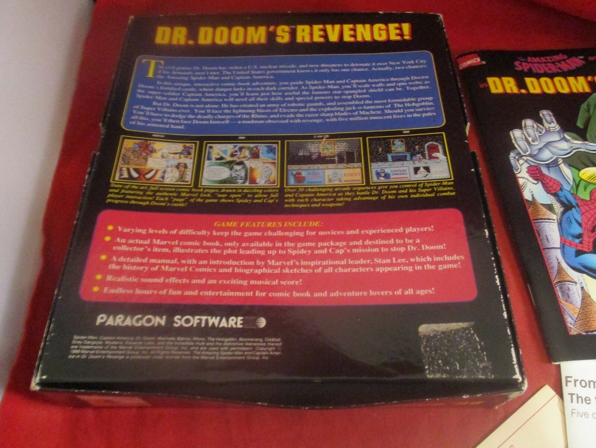Amazing Spider-Man & Captain America Dr Doom's Revenge Commodore