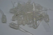 JASONS CRAPPIE STINGER  1.5"  30 PACK  GRUBS CRAPPIE LURES JIGS IRIDESCENT PRISM