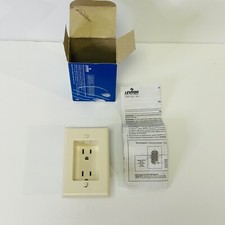 Leviton 689-T 15 Amp 1-Gang Recessed Duplex Receptacle Residential Grade