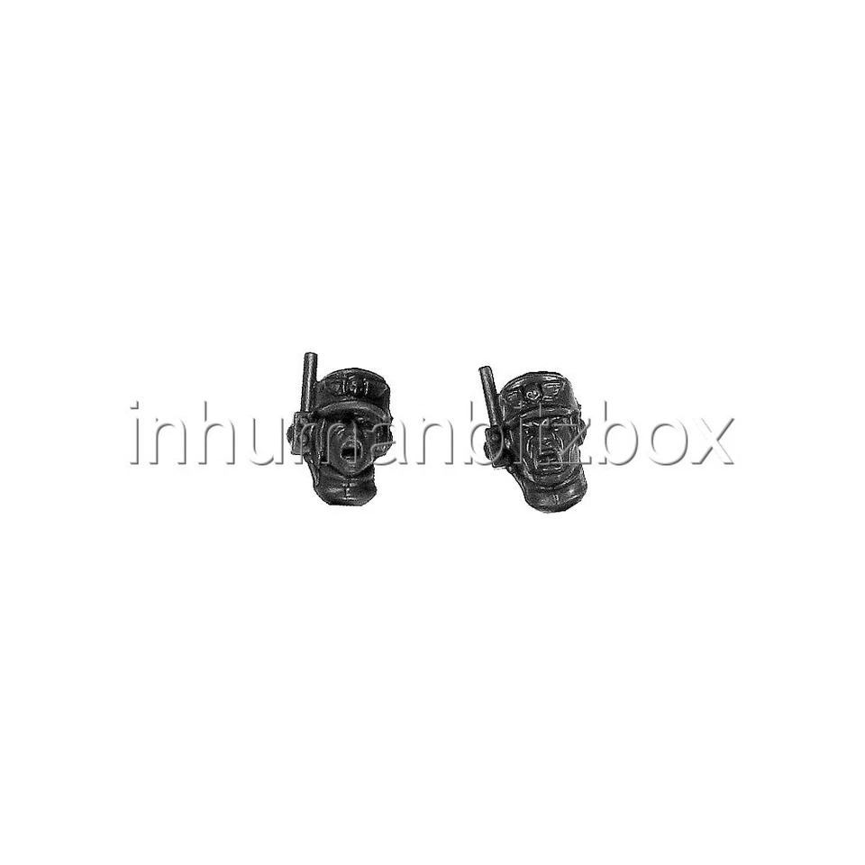 AMHW18 TETE CASQUETTE X2 ASTRA MILITARUM WARHAMMER 40000 W40K BITZ 78-82 - Photo 1/1