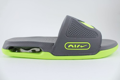 Nike Men's Air Max Cirro Slide Dark Grey Volt, 8
