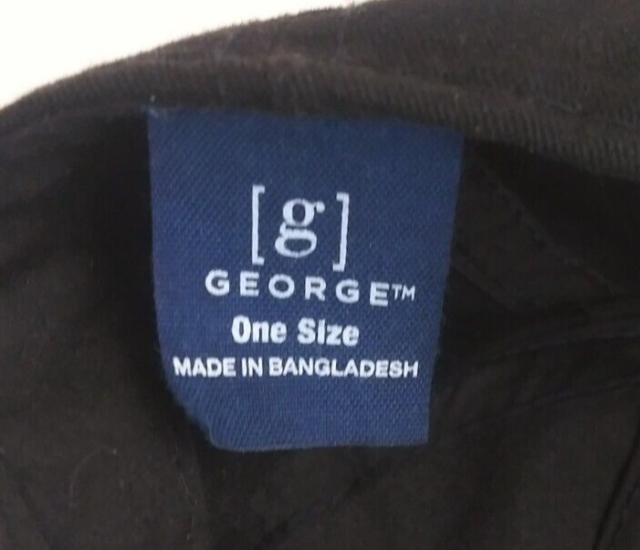 Solid Black Unisex Adjustable Baseball Cap - image 7