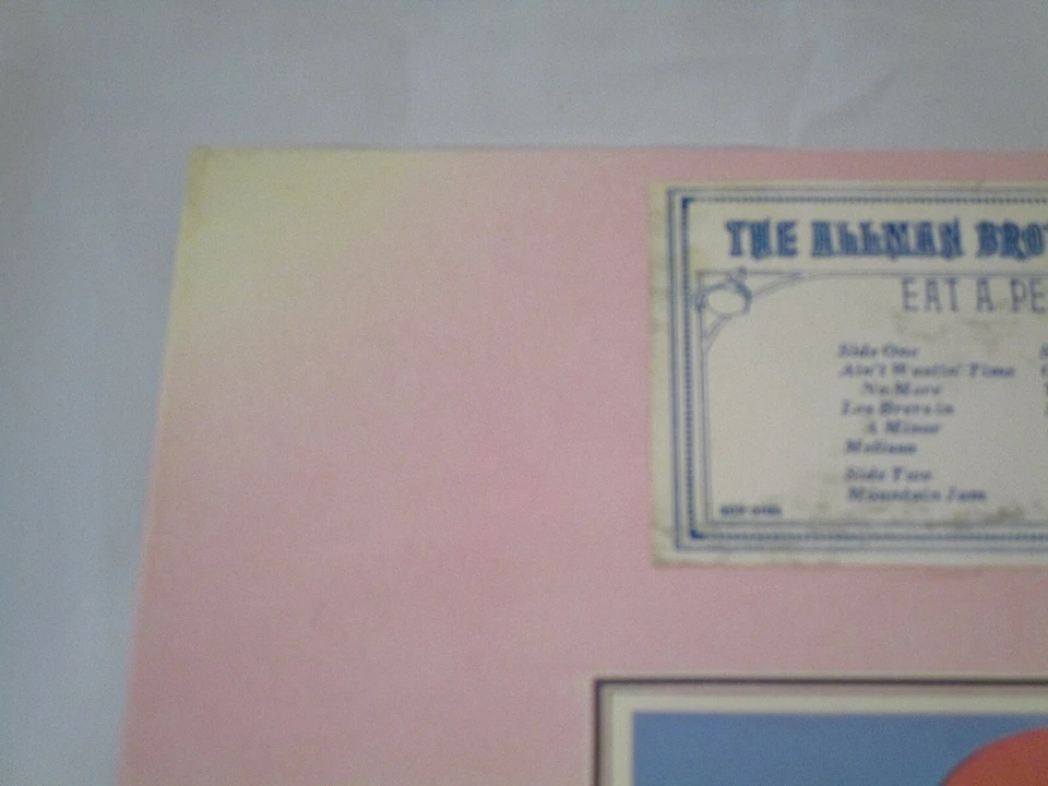 Allman Brothers Eat A Peach Sealed Vinyl Records LP Album USA 1972 Orig Hype Sti - Image 3 of 4