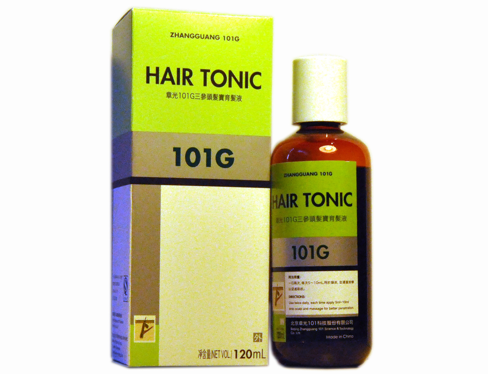 Zhangguang 101G Hair Tonic For Stopping Hair Loss and Help Re-grow