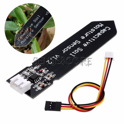 1/2/5/10Stks Analog Capacitive Soil Moisture Sensor V1.2 Corrosion Resistant