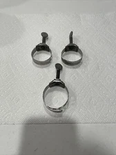 3 NOS Wittek Noc-Out Hose Clamps #3 1 1/4”- 1 7/8” Vintage Car Truck Thumb Screw