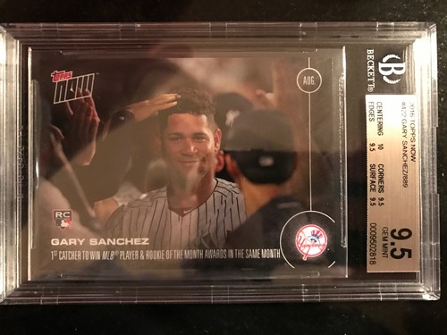 2016 Topps Now 422 Gary Sánchez