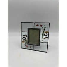 Vintage Boho Glass Pressed Dried Flower Picture Frame