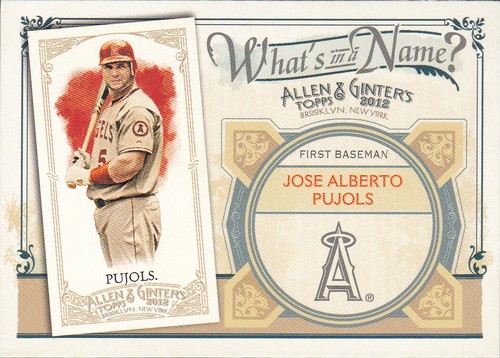 2012 Topps Allen & Ginter What's in a Name You Pick the Card Finish Your Set - Picture 52 of 61