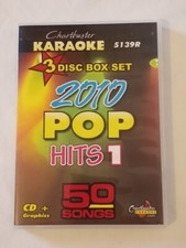 CHARTBUSTER KARAOKE 2010 The Pop Hits Vol. 1 CB5139R 50 SONGS 3 Disc Box Set