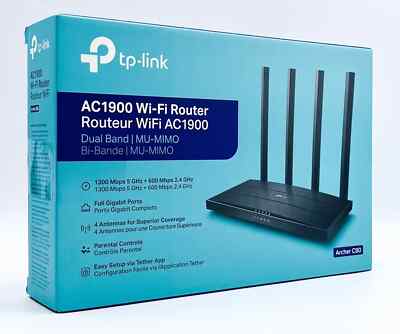 TP-Link Archer C80 AC1900 Dual Band MU-MIMO Wi-Fi Router