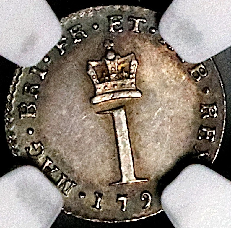 1792 NGC MS 62 George III Great Britain Penny Wire Money Silver Coin (25011202C) - Image 4 of 4