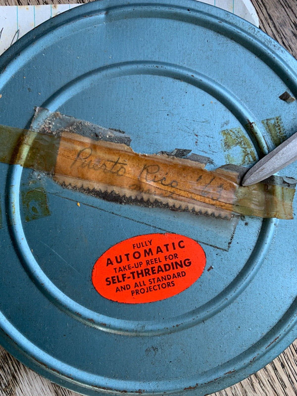 5" REEL Tourist of PUERTO RICO in 1963 "Shows" Home Movies 8mm OLD AMATEUR FILM