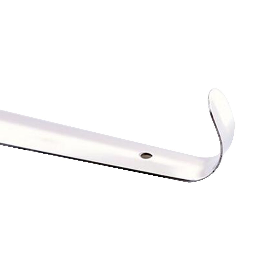Stainless Steel Long Handled Metal Shoe Horn Spoon Shoehorn Silver