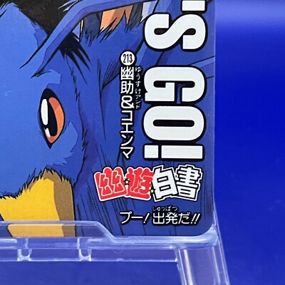 Yusuke & Koenma213 YuYu Hakusho Bandai Old CCG Card Yoshihiro