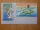 AUSTRALIA 1995 COCOS Is SEA BIRDS 2 STAMP MINI SHEET FDC FIRST DAY COVER