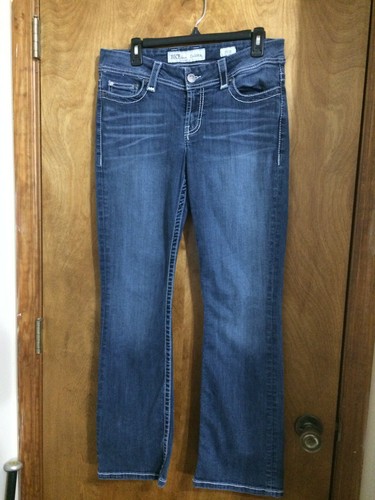 Blue Denim Jeans Size 30R Buckle Brand 