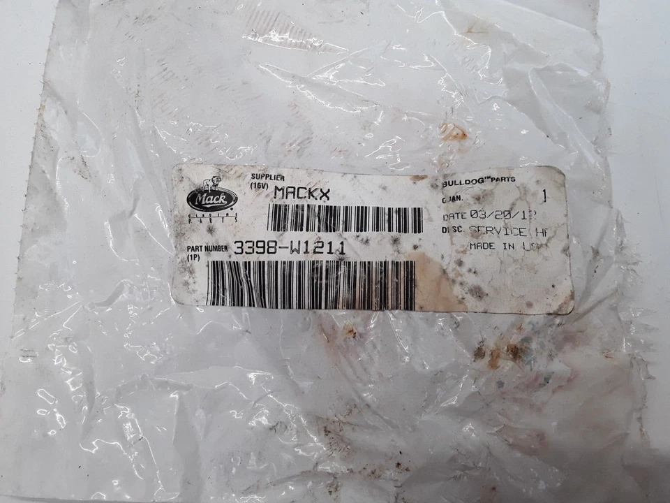 Truck Mack 3398-W1211 Wheel Lug Bolt Disc, 3.5 In. Length, M22x1.5 Thread, .975 - Image 4 of 4